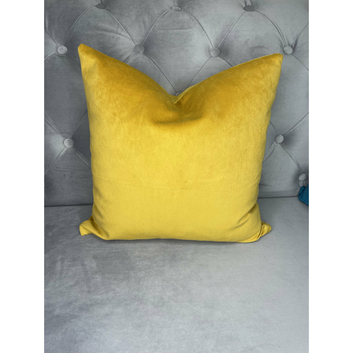 Soft Velvet Cushion Cover Ochre Hope Textiles Ltd