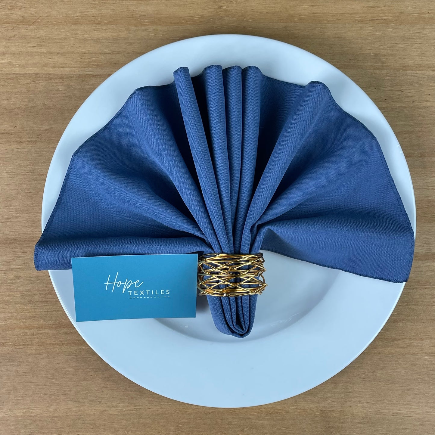 Airforce Blue Table Napkins in Soft Polyester Fabric