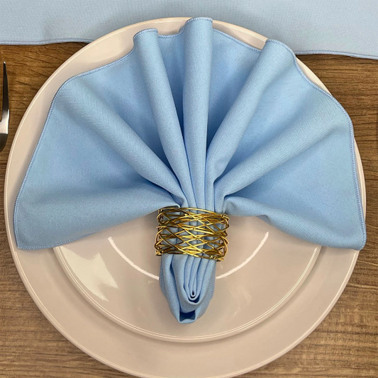 Baby Blue Plain Fabric Napkin