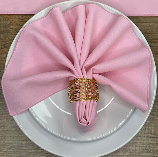 Baby Pink polyester Napkin