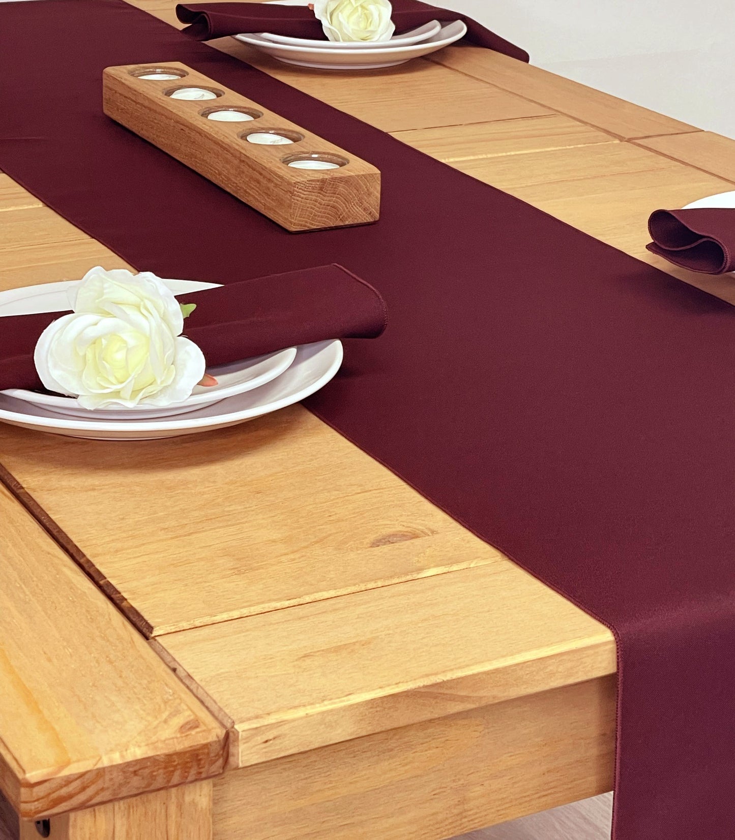 Burgundy Table Runner