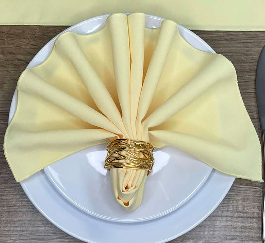 Lemon Plain Fabric Napkin