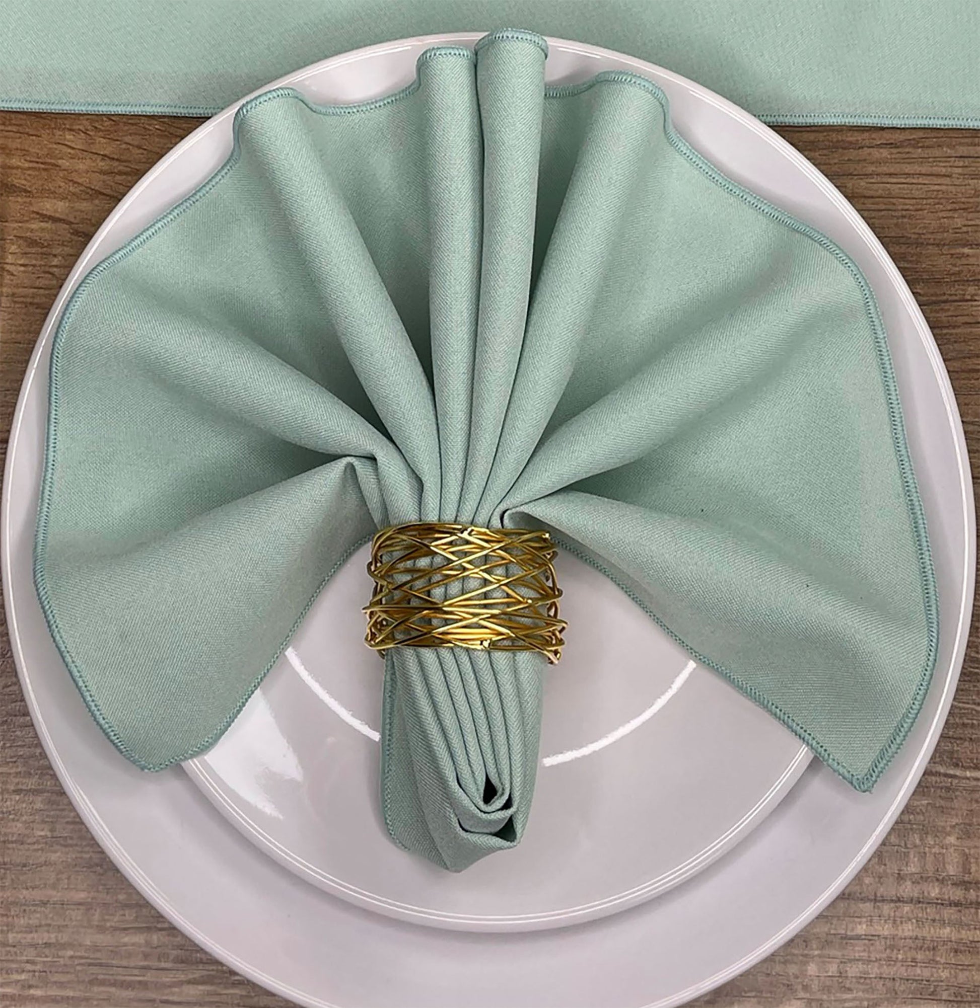 Mint Plain Fabric Napkin