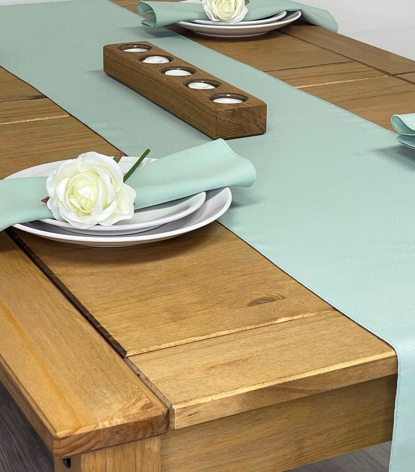 Mint Green Table Runner