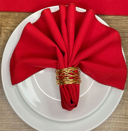 Red polyester Napkin