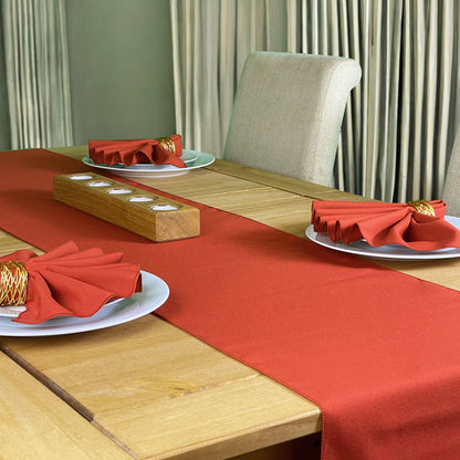 Rust Table Runner and Napkins Sets