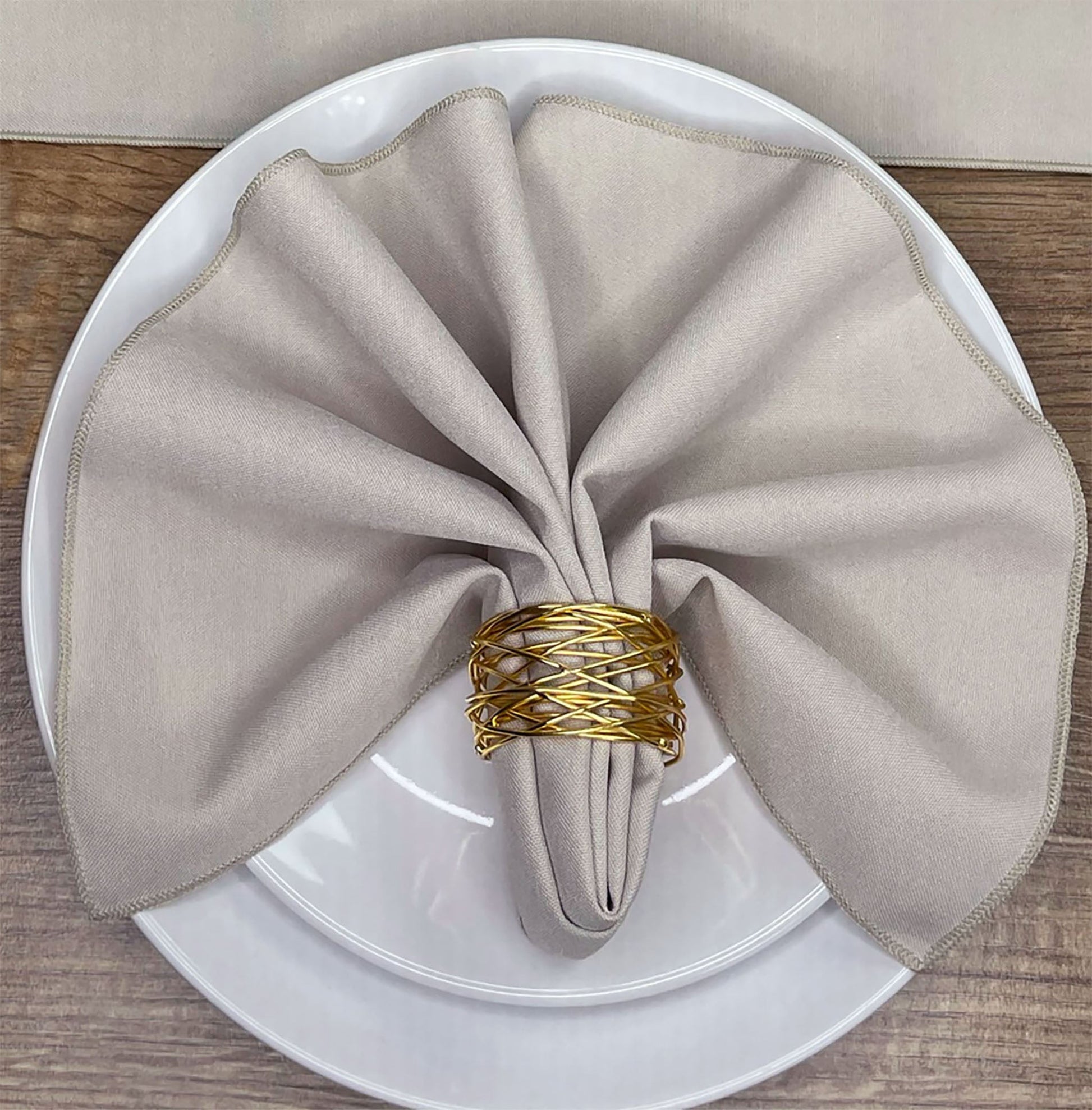 Stone Plain Fabric Napkin