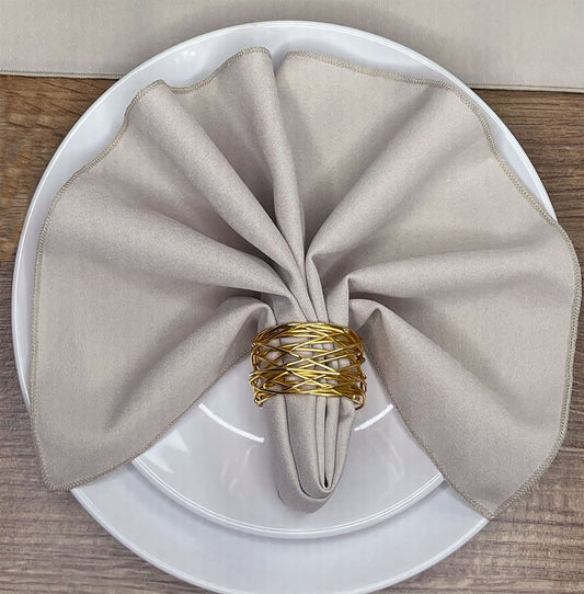 Stone Plain Fabric Napkin