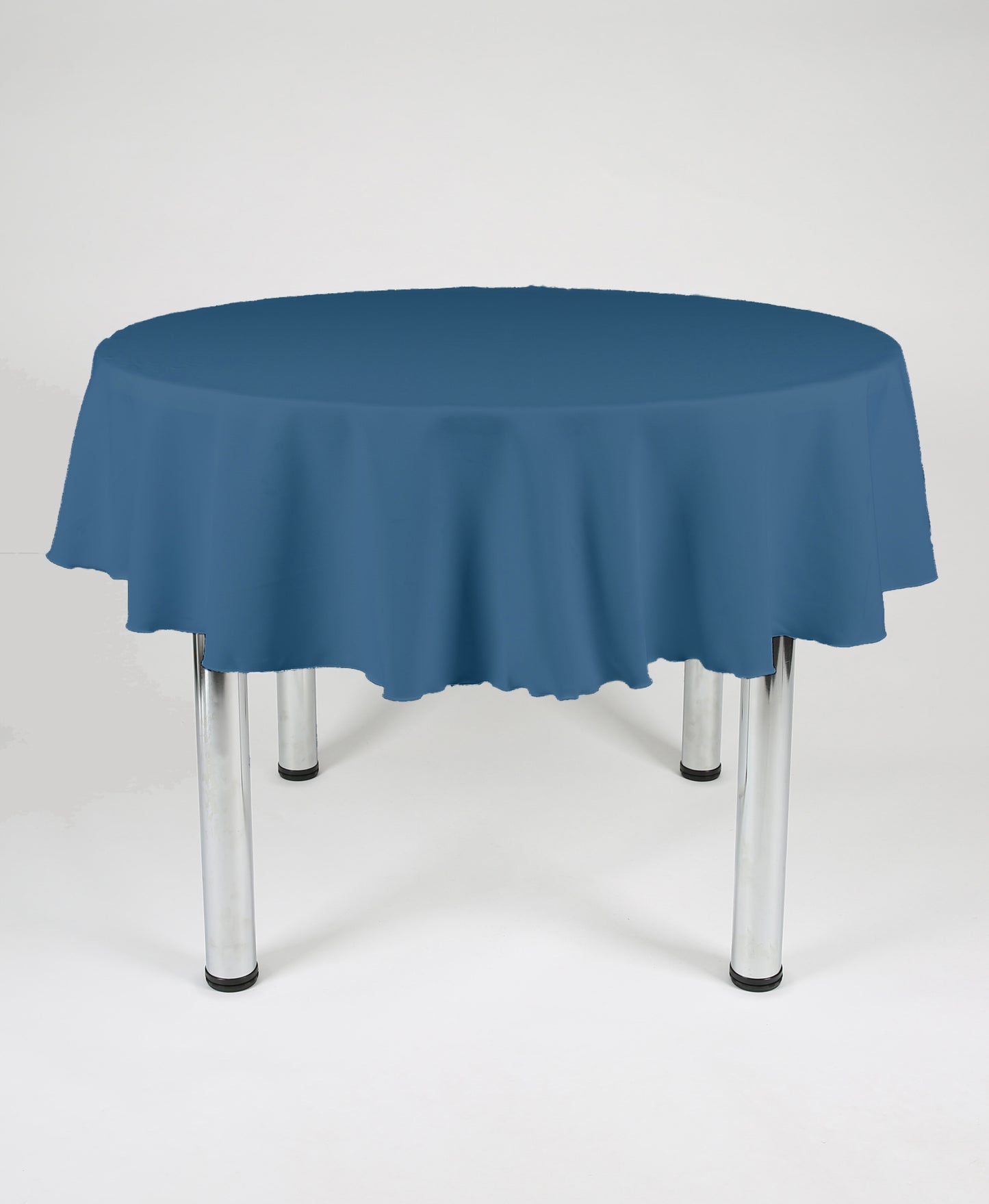 Airforce Blue Large Round Tablecloth with a Centre Join