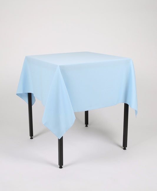 Baby Blue Large square Tablecloth with a Centre Join