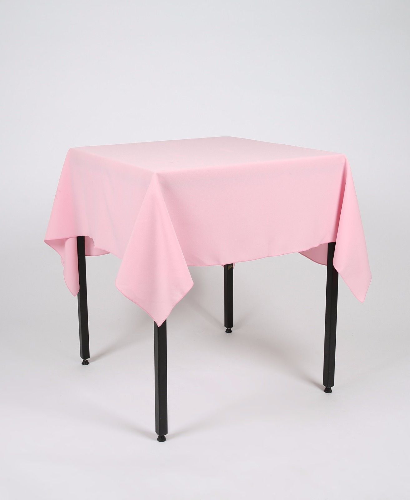 Baby Pink Large square Tablecloth with a Centre Join