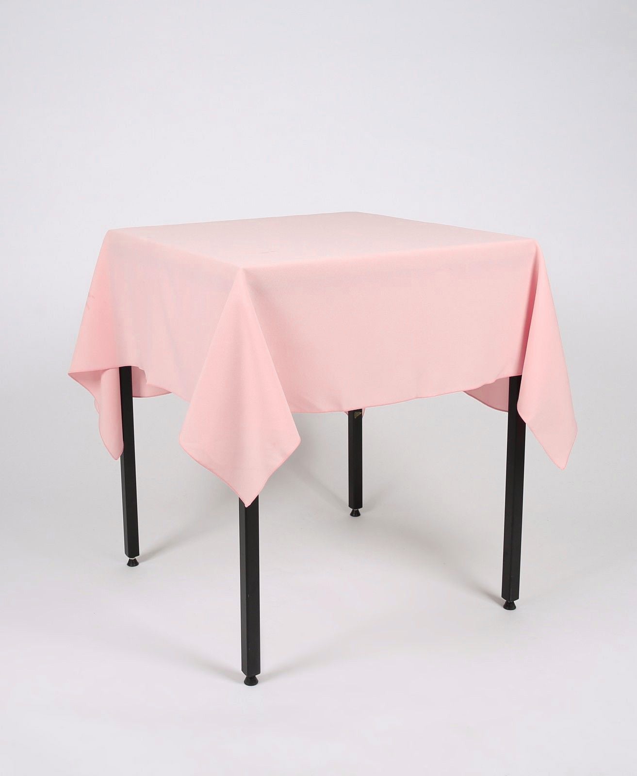 Blush Pink Large square Tablecloth with a Centre Join