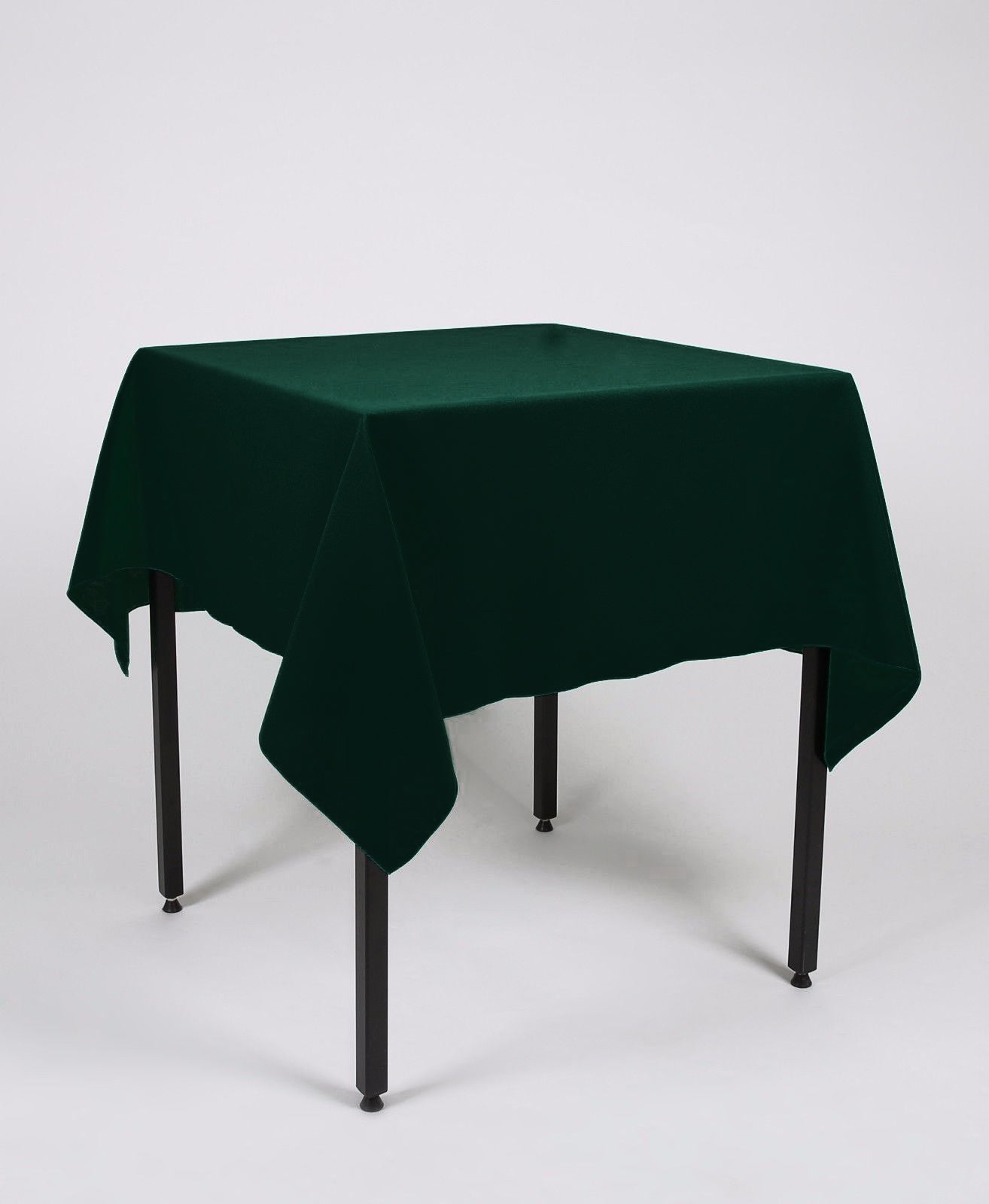 Bottle Green Large Square Tablecloth with Side Joins