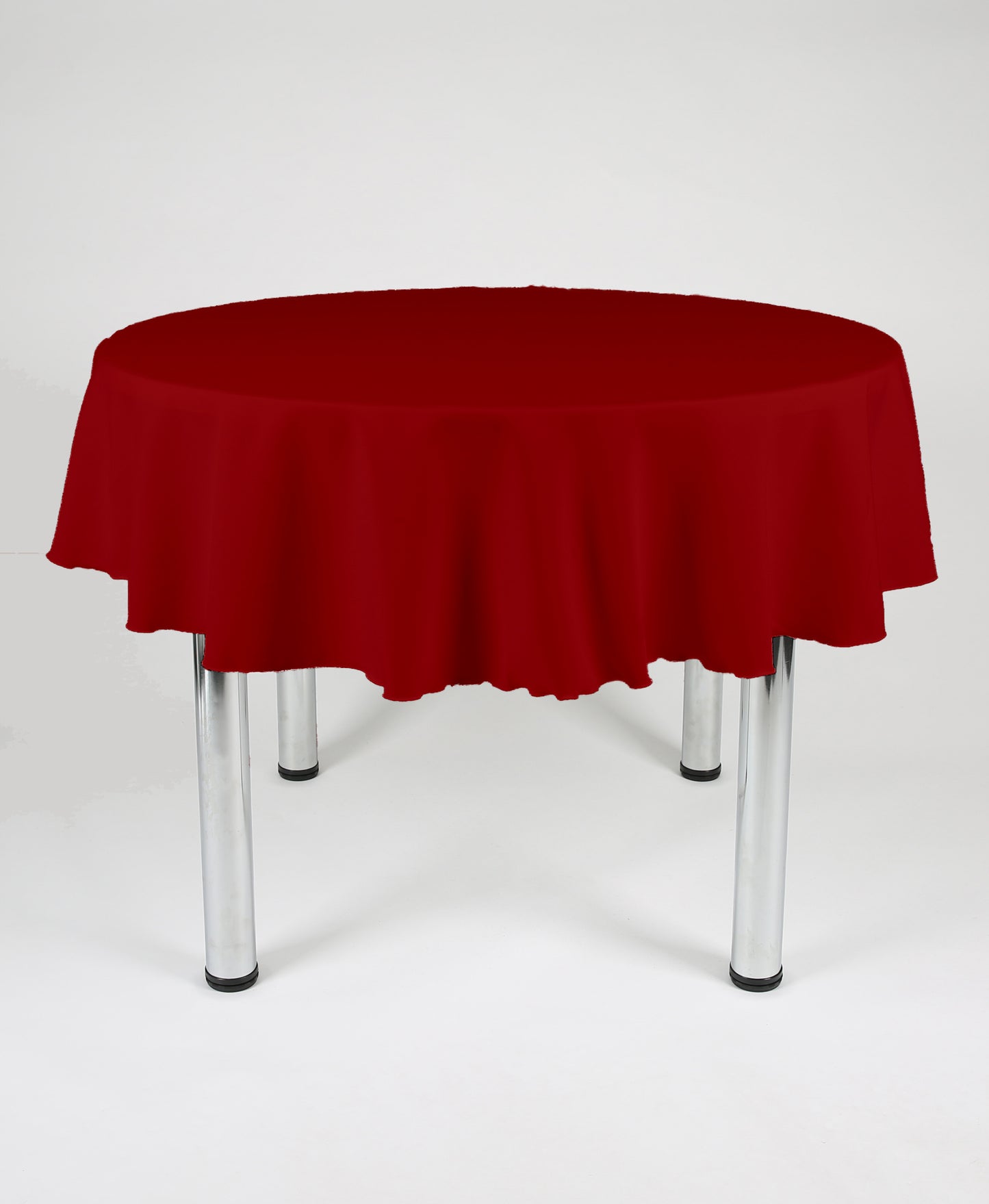 Cherry Red Small Round Tablecloth