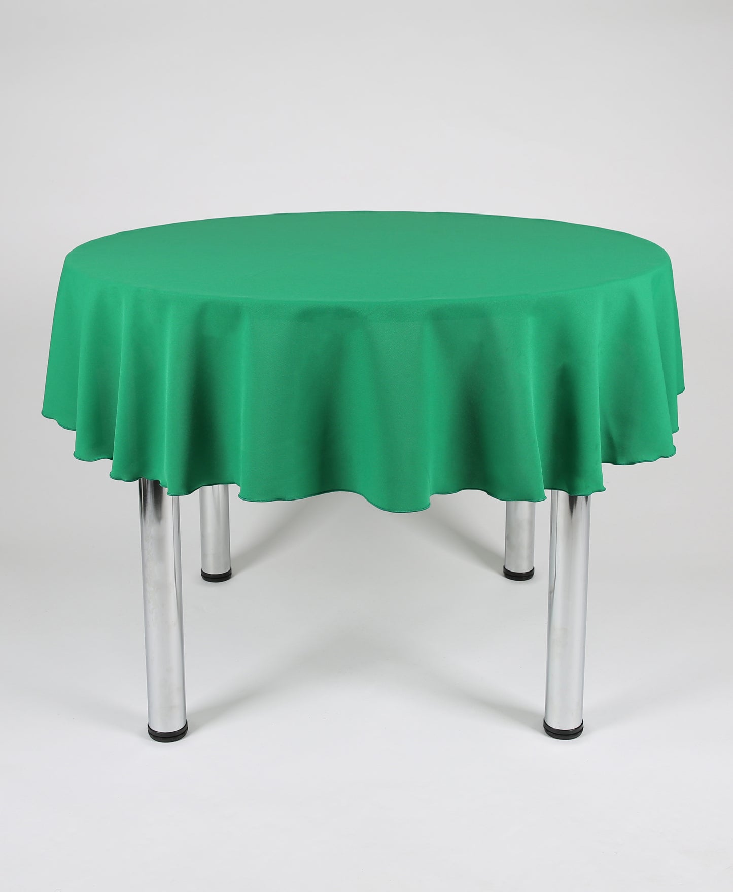 Emerald Green Large Round Tablecloth with a Centre Join