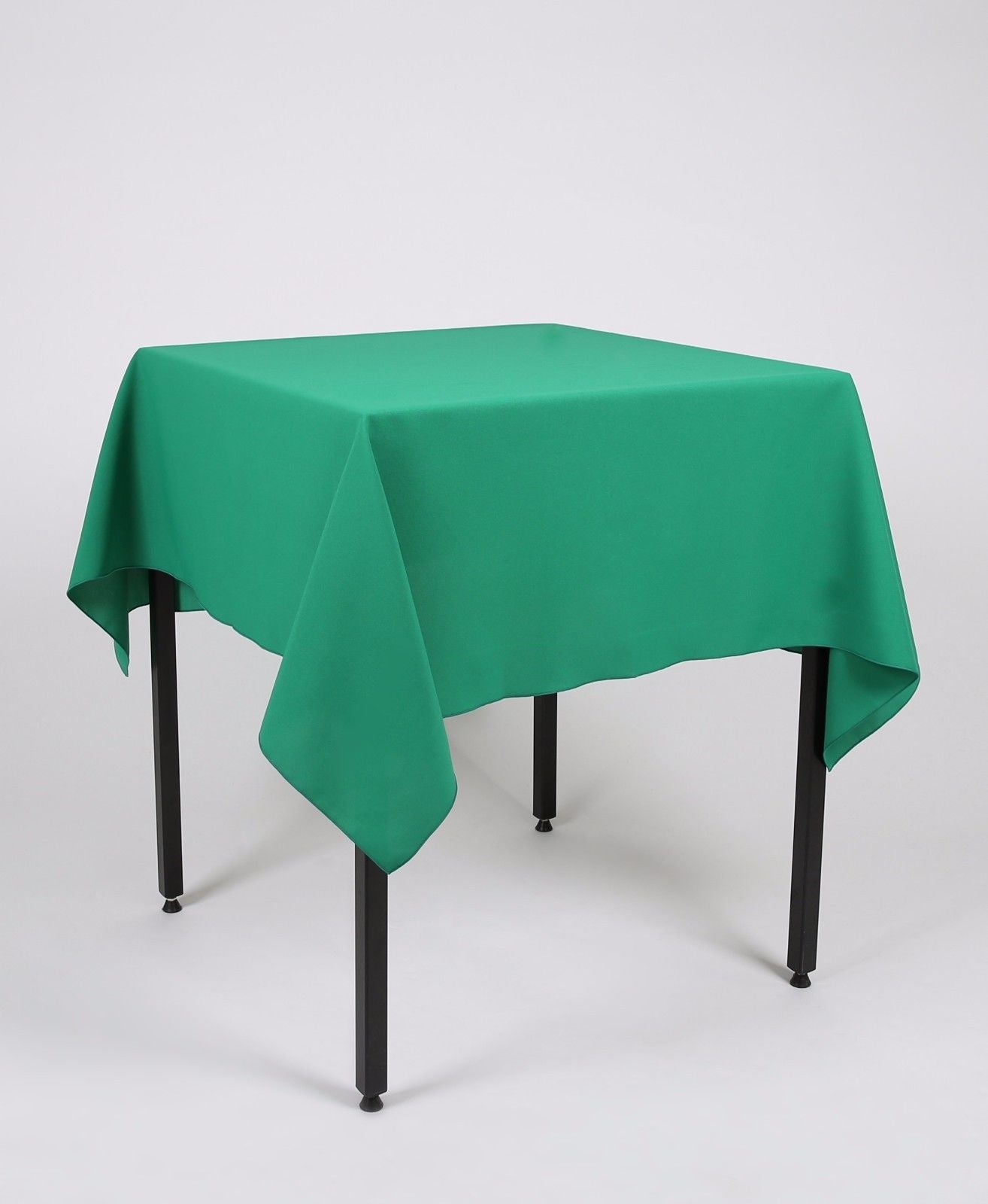 Emerald Green Large Square Tablecloth with Side Joins