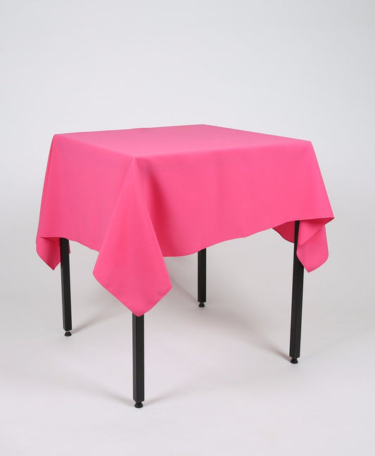 Hot Pink Large square Tablecloth with a Centre Join