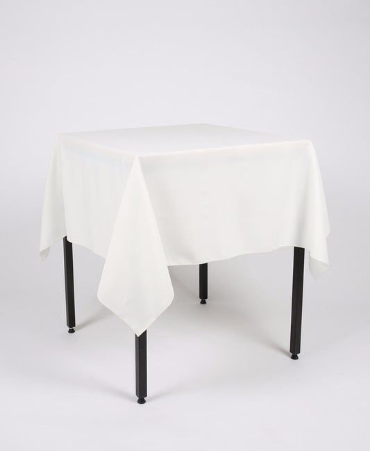 Ivory Large Square Tablecloth with Side Joins