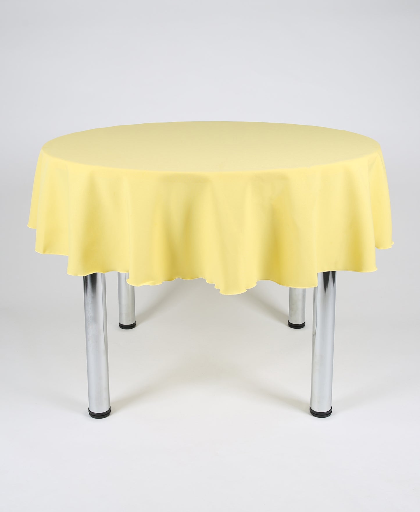 Lemon Large Round Tablecloth with Side Joins