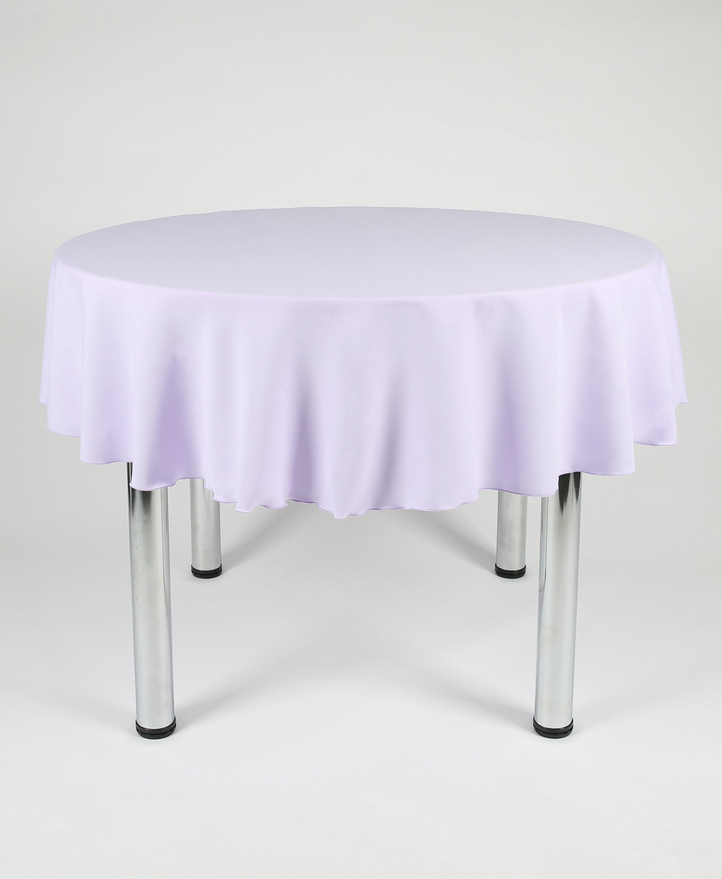 Lilac Large Round Tablecloth with a Centre Join