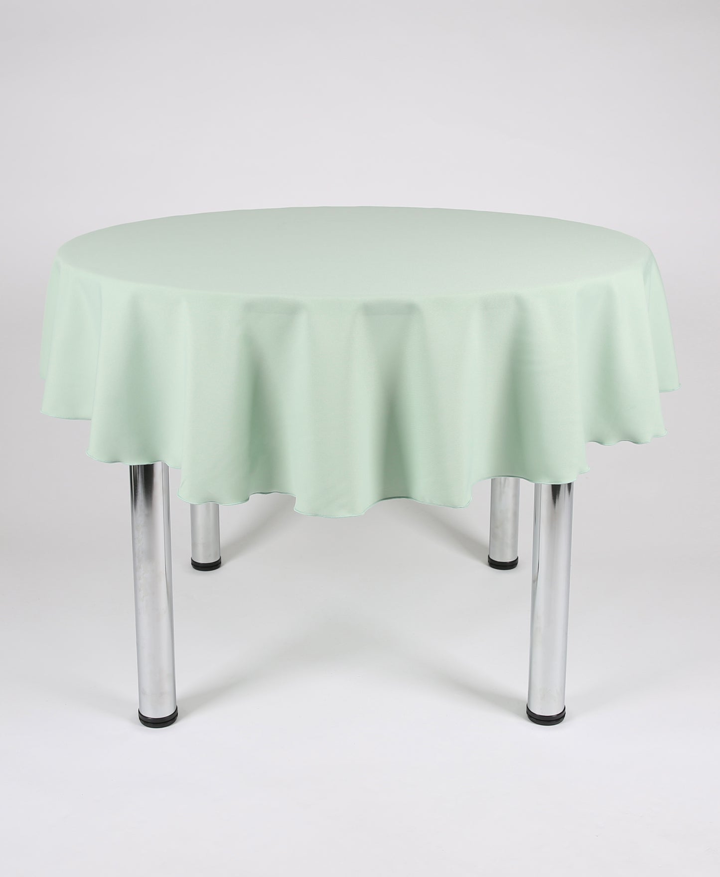 Mint Green Large Round Tablecloth with a Centre Join