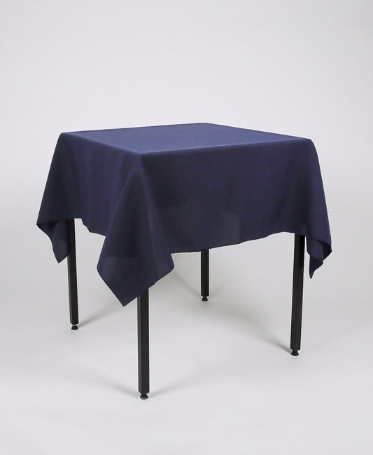 Navy Square Tablecloth 110" x 110" (279cm x 279cm) - 2 Side Joins