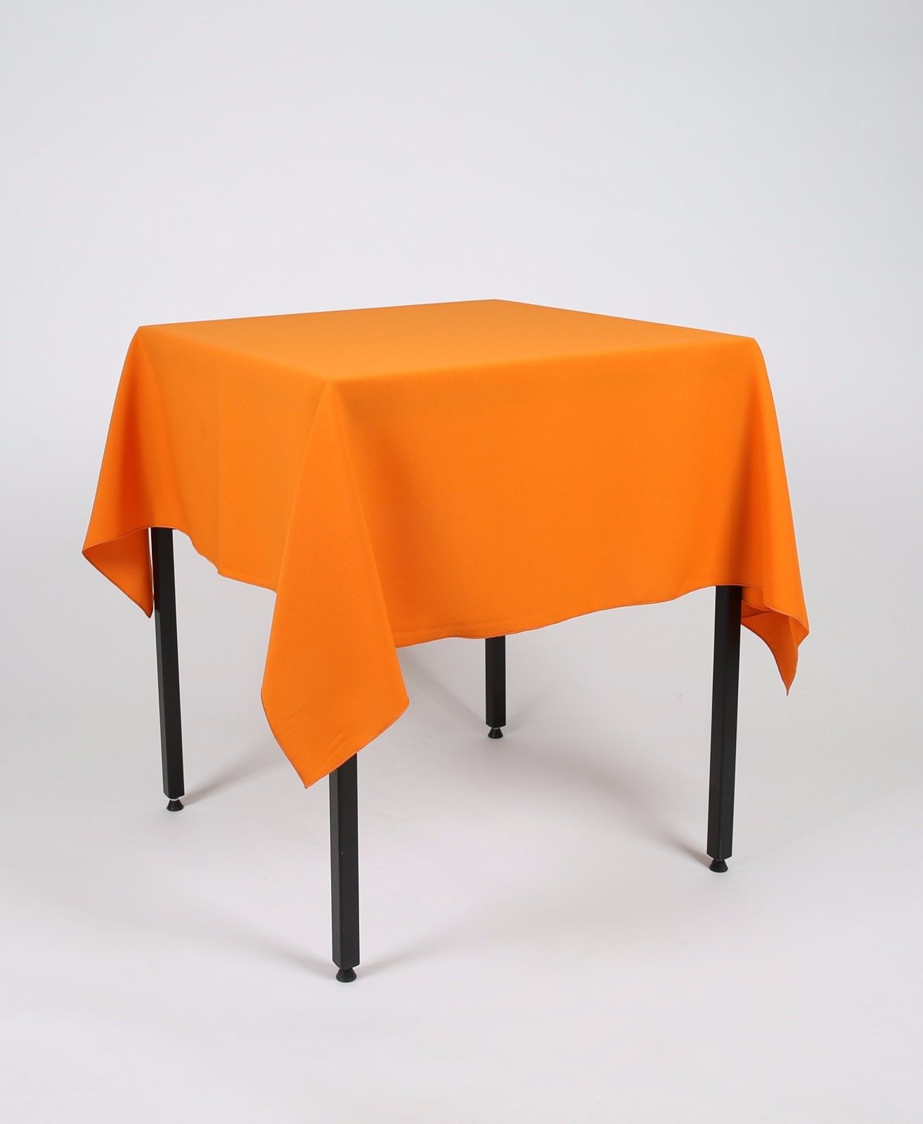 Orange Large Square Tablecloth with Side Joins