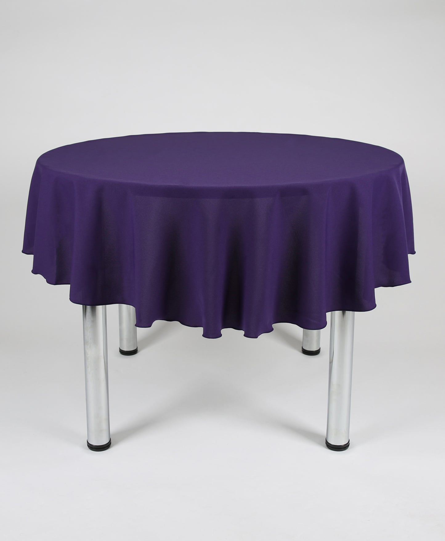 Purple Large Round Tablecloth with a Centre Join