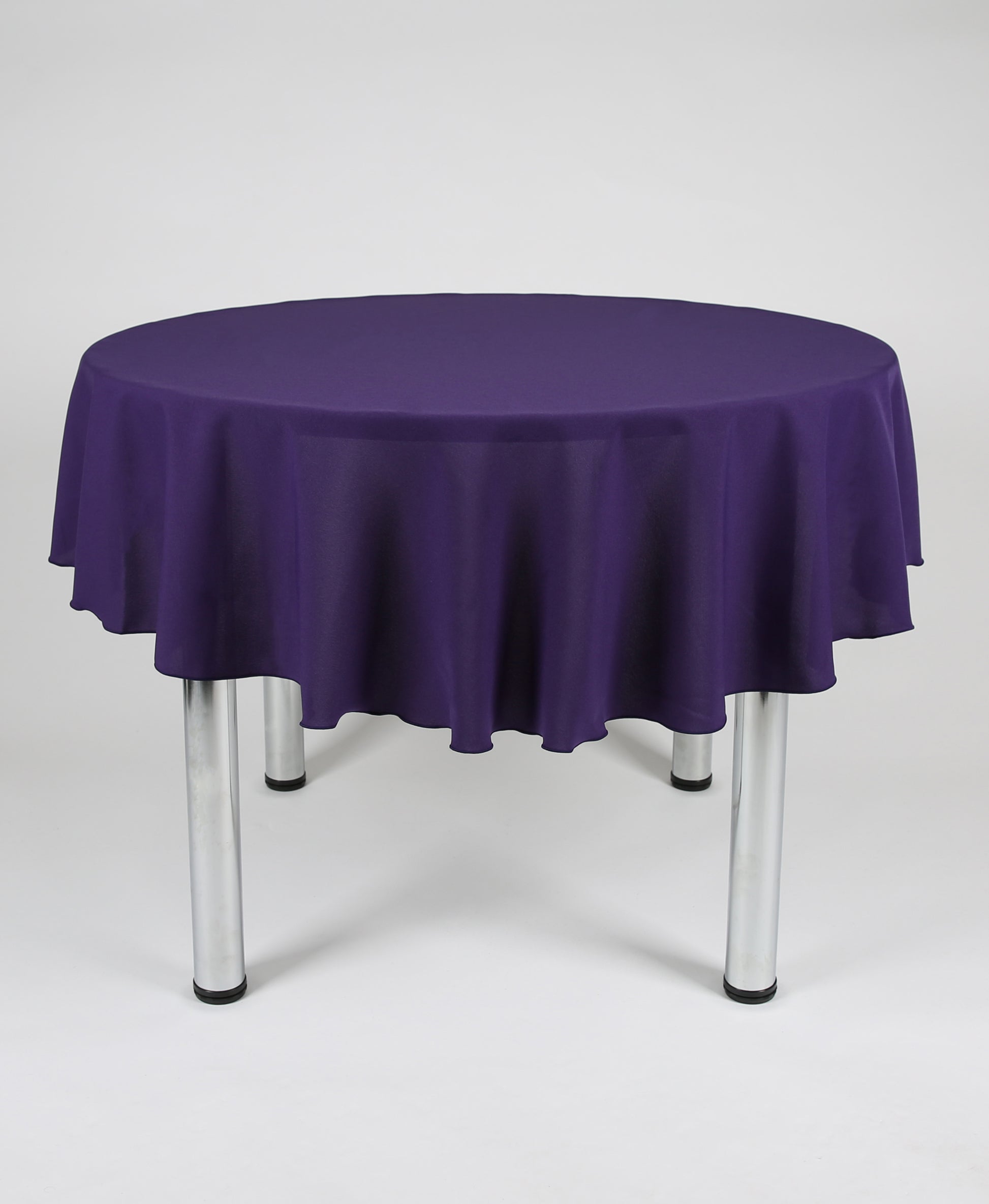 Purple Small Round Tablecloth