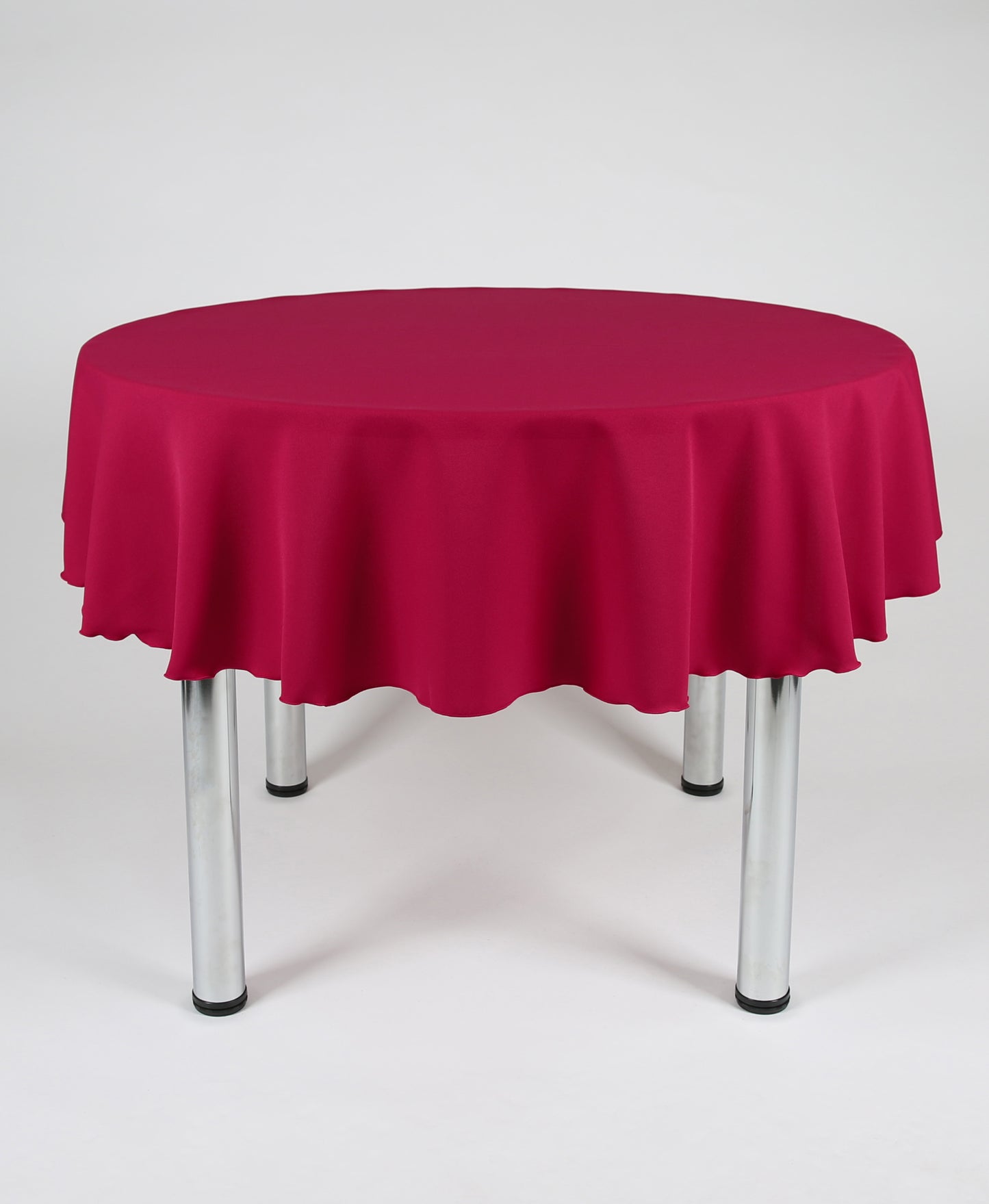 Raspberry Large Round Tablecloth with a Centre Join