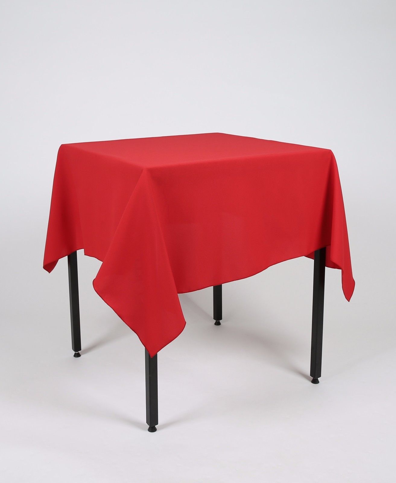 Red Large Square Tablecloth with Side Joins