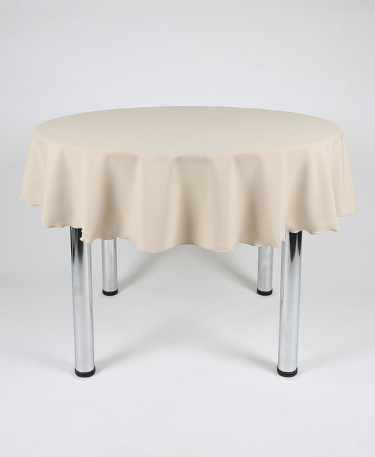 Stone Large Round Tablecloth with a Centre Join