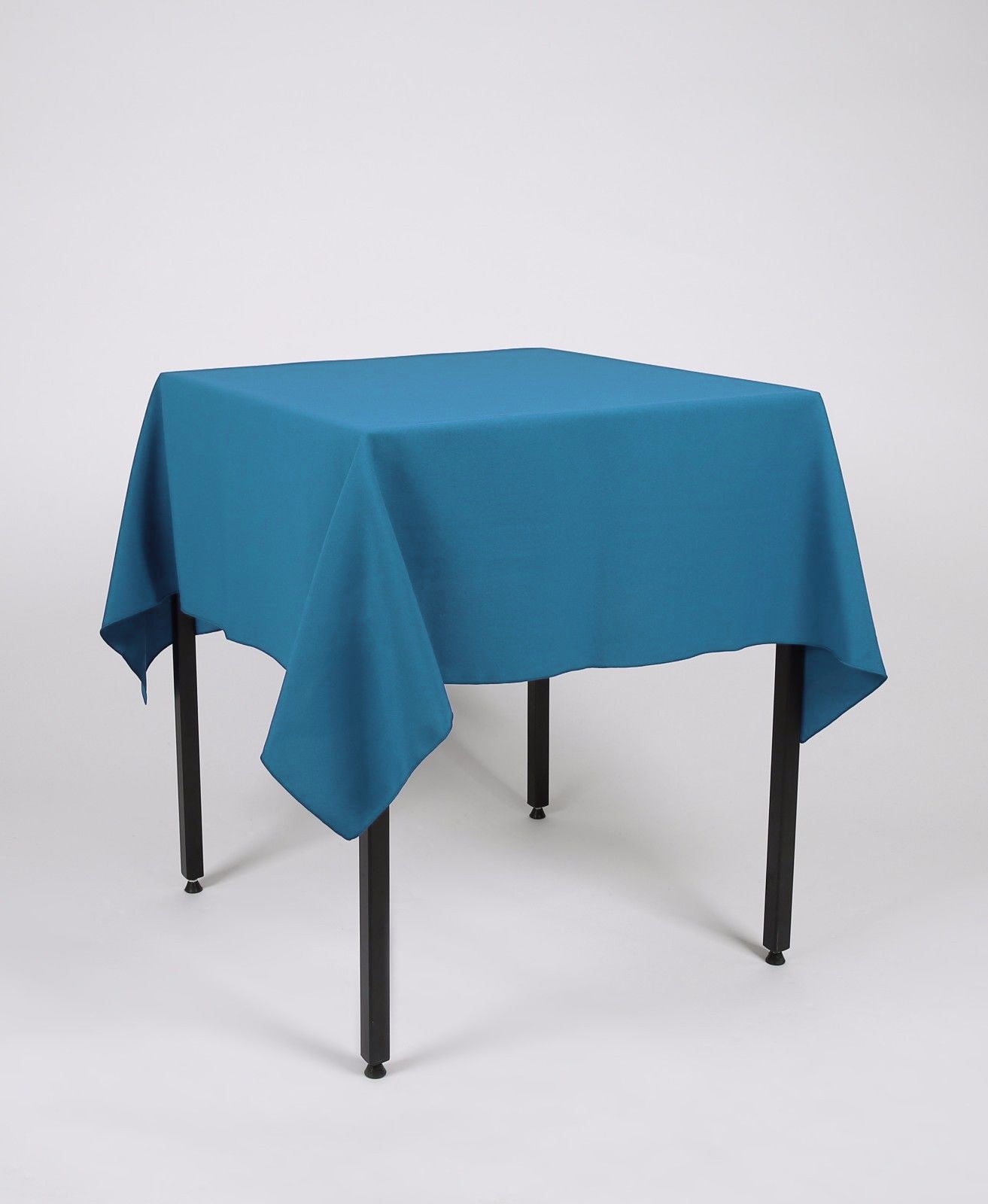 Teal Square Tablecloth 110" x 110" (279cm x 279cm) - 2 Side Joins