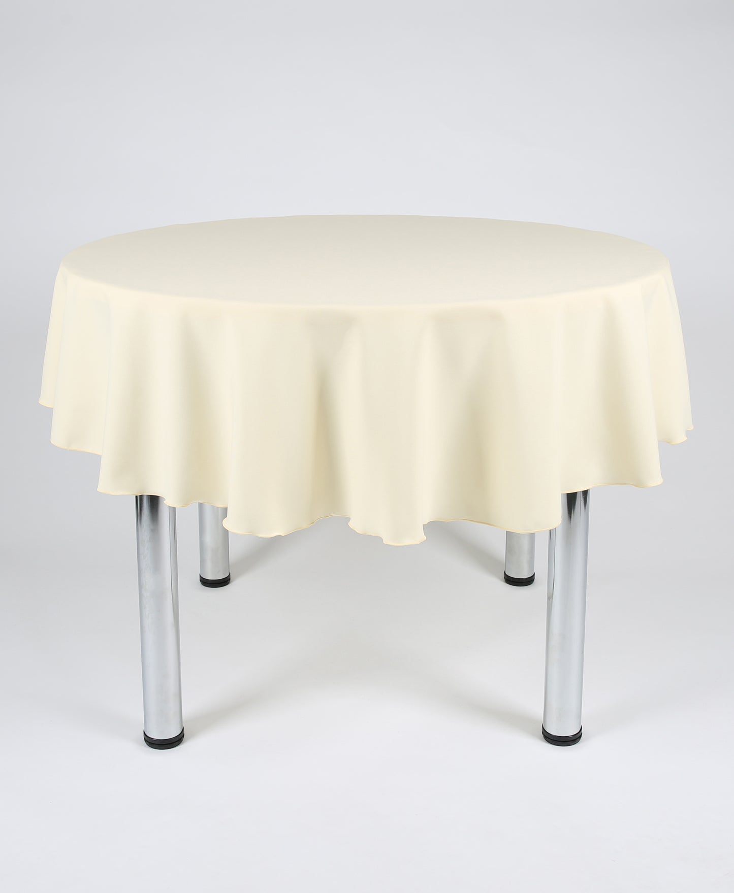 Vanilla Large Round Tablecloth with a Centre Join