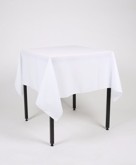 White Large Square Tablecloth with Side Joins