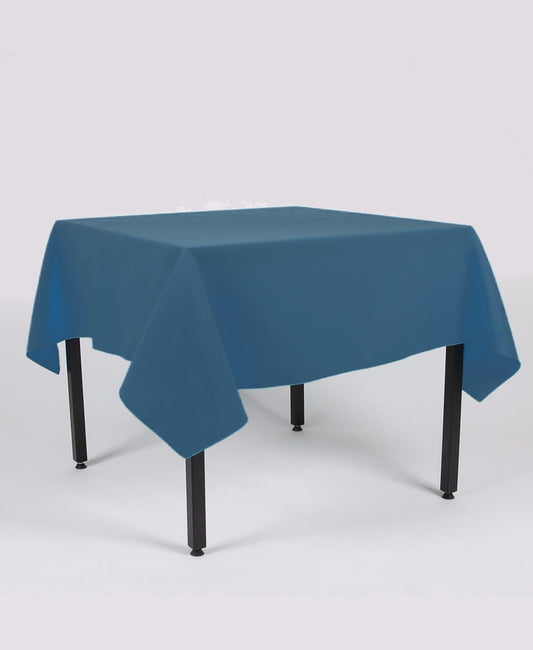 Airforce Blue Rectangle Plain Tablecloth - Extra Wide