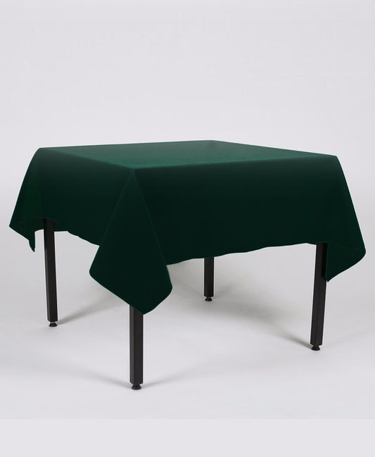 Bottle Green Rectangle Plain Tablecloth - Extra Wide