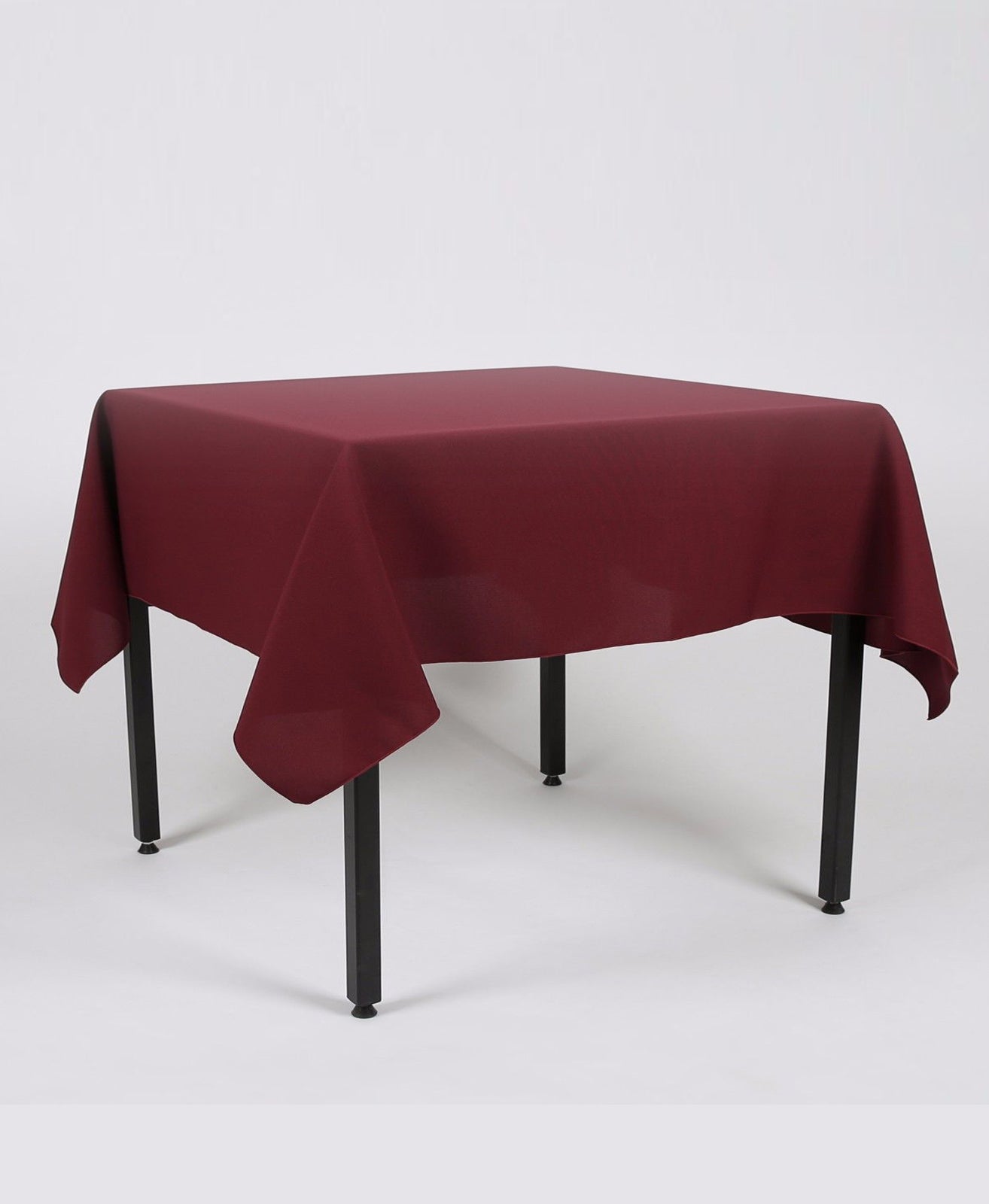 Burgundy Plain Rectangle Tablecloth