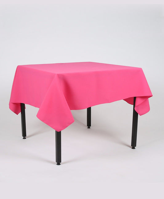 Cerise Pink Rectangle Plain Tablecloth - Extra Wide