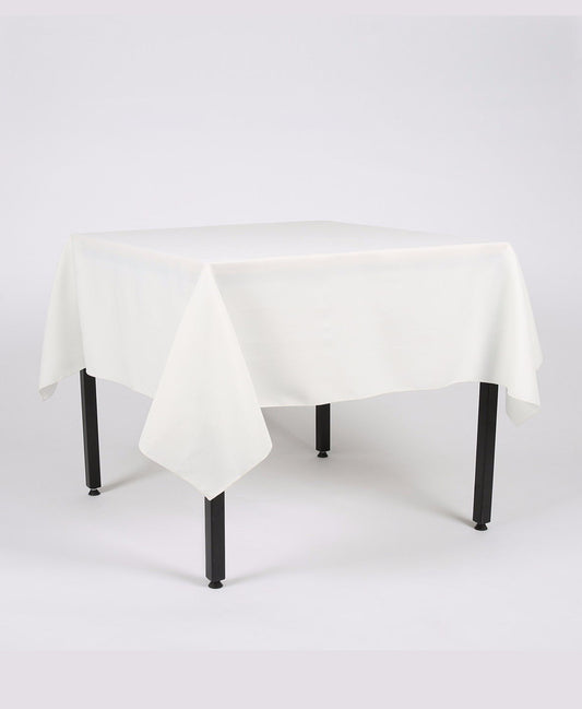 Ivory Rectangle Plain Tablecloth - Extra Wide