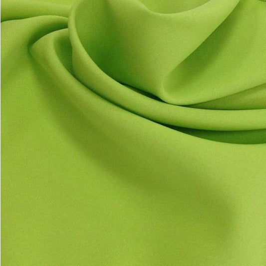 Lime Green Bi-Stretch Polyester Fabric