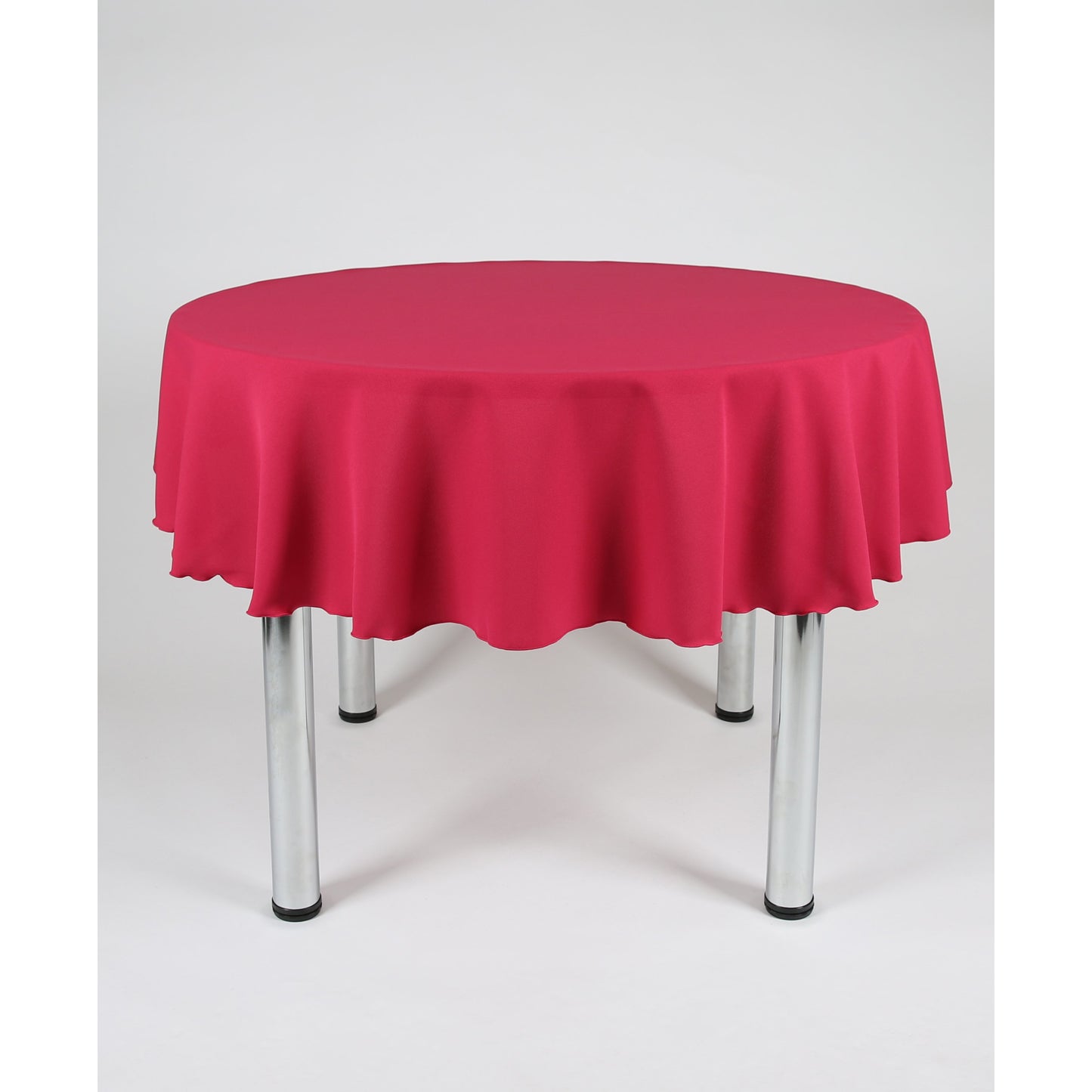 Magenta Round Plain Tablecloth - Extra Wide Suitable for weddings, parties, christenings.