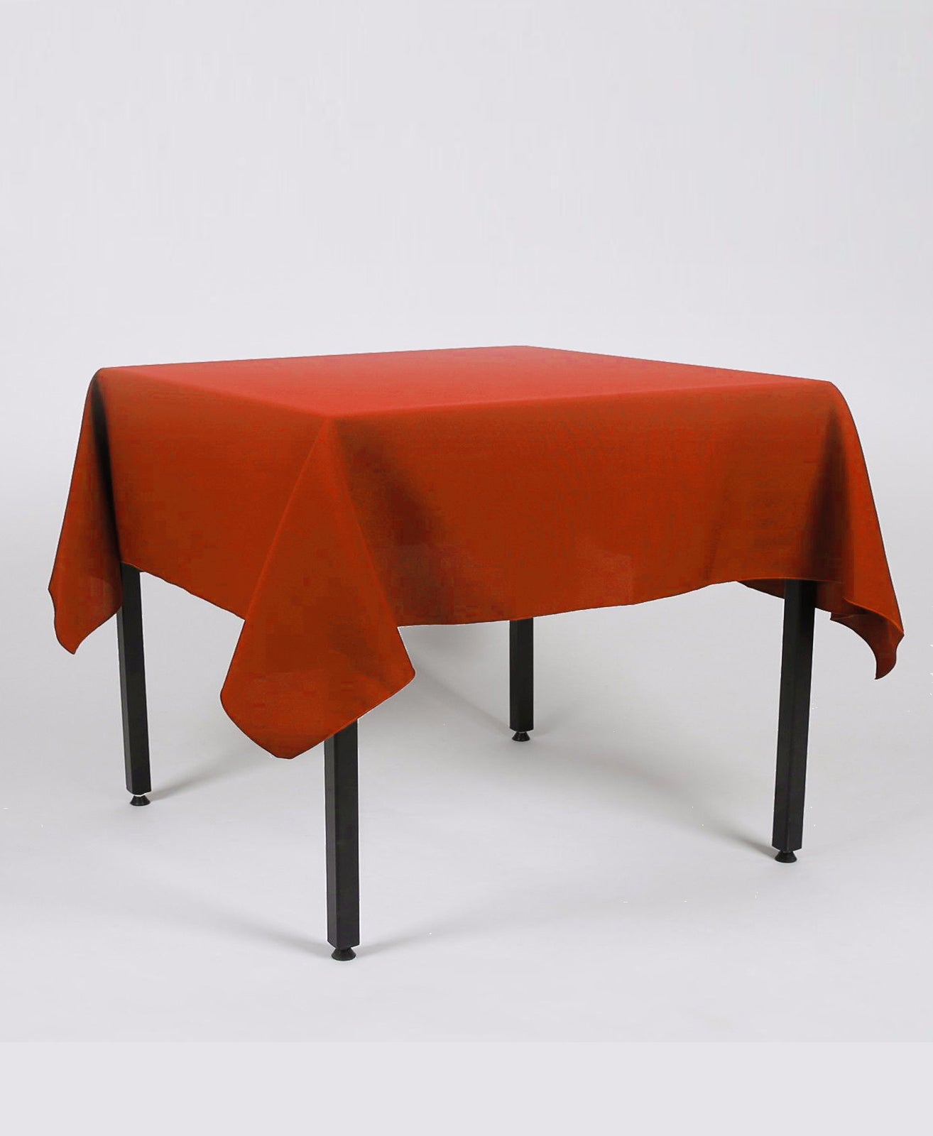 Rust Plain Rectangle Tablecloth