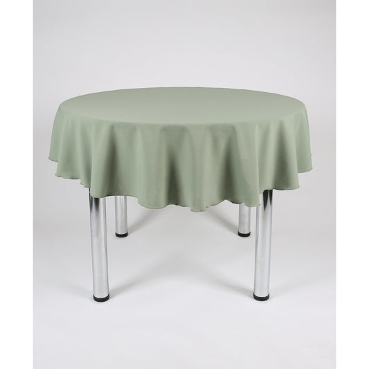 Sage Green Round Plain Tablecloth - Extra Wide Suitable for weddings, parties, christenings