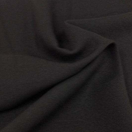 Black Bi-Stretch Polyester Fabric