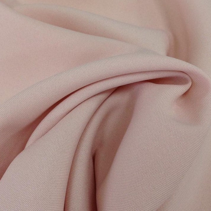 Blush Pink Bi-Stretch Polyester Fabric