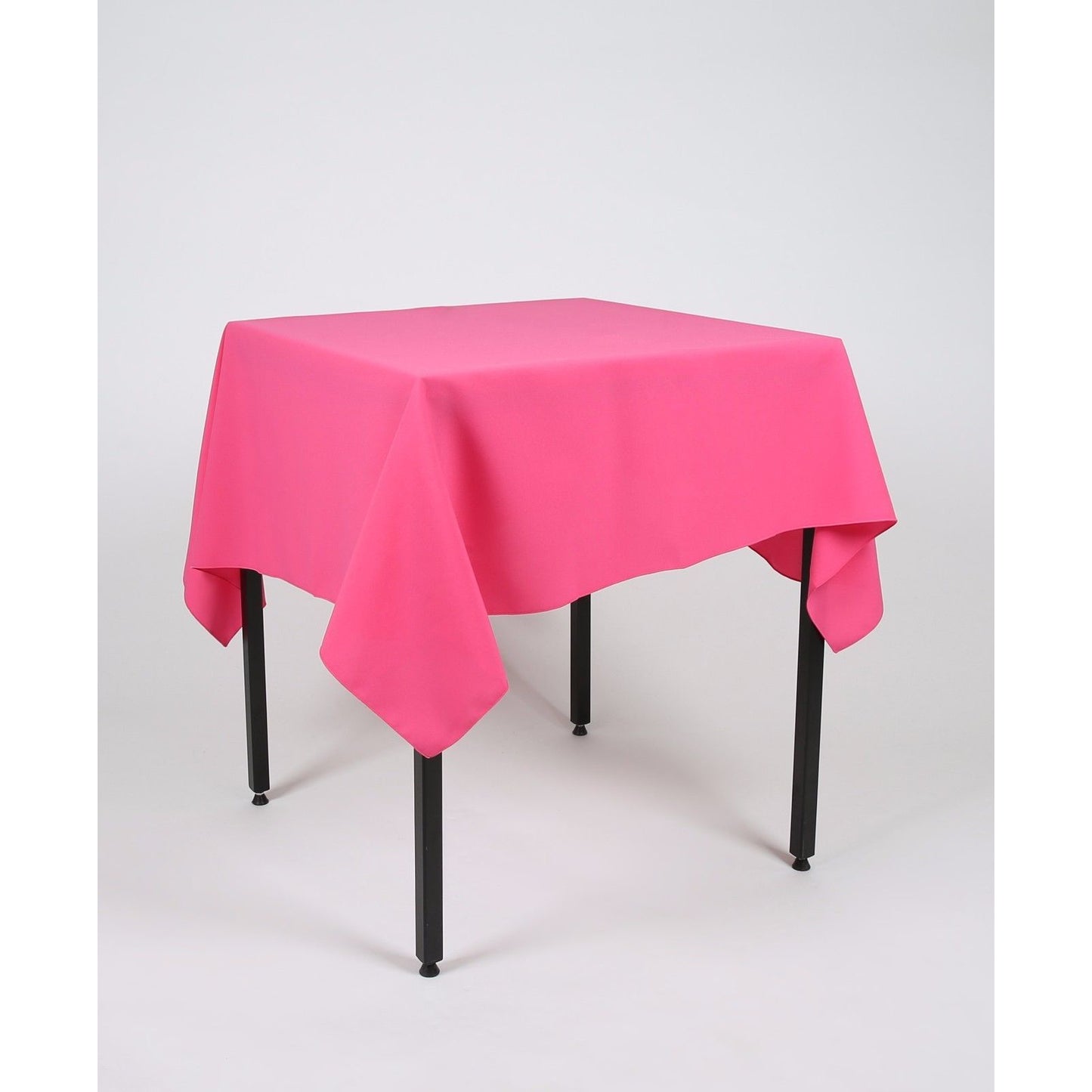 Einfarbige quadratische Tischdecke in Hot Pink - Extrabreit