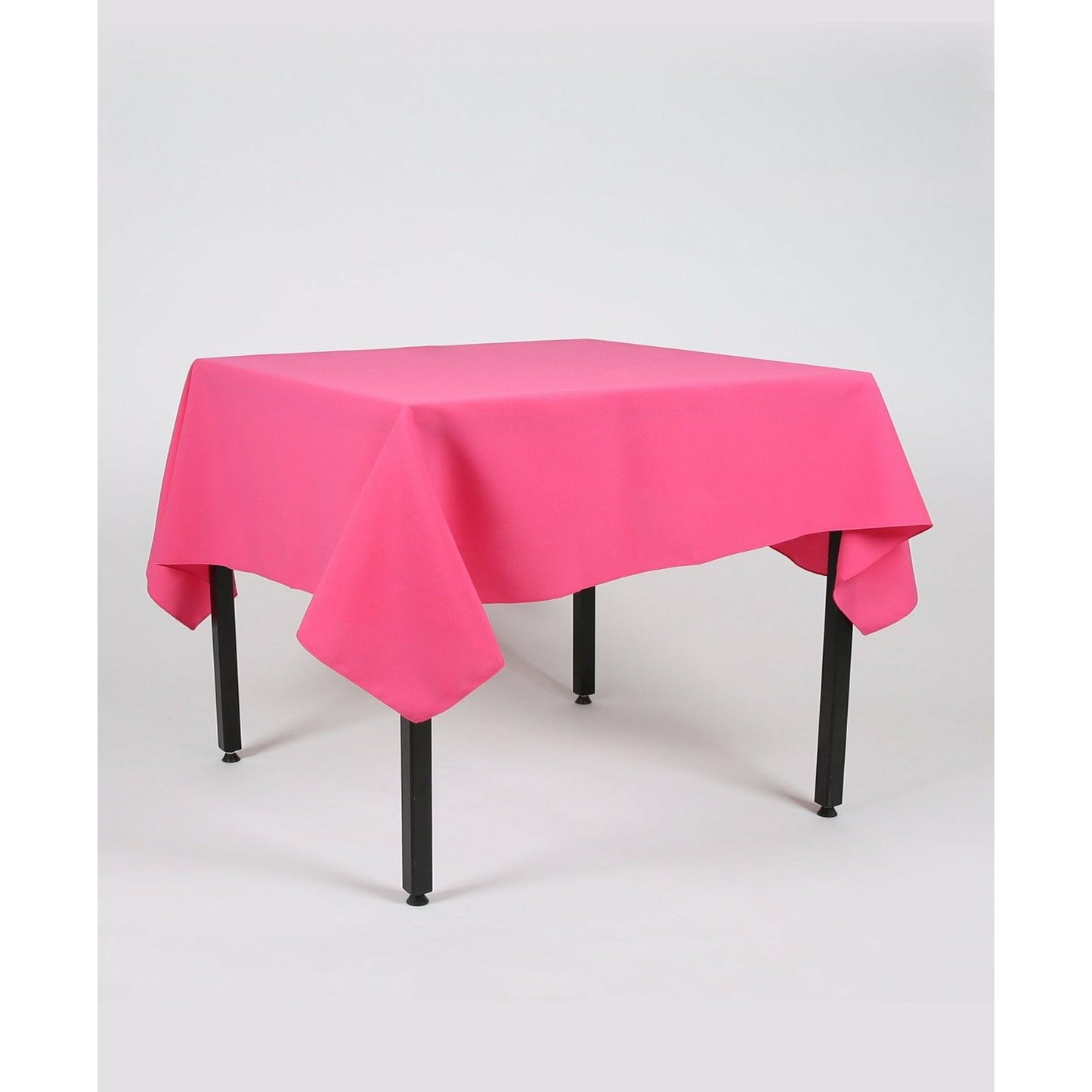 Hot Pink Rectangle Plain Tablecloth - Pub Style Tables