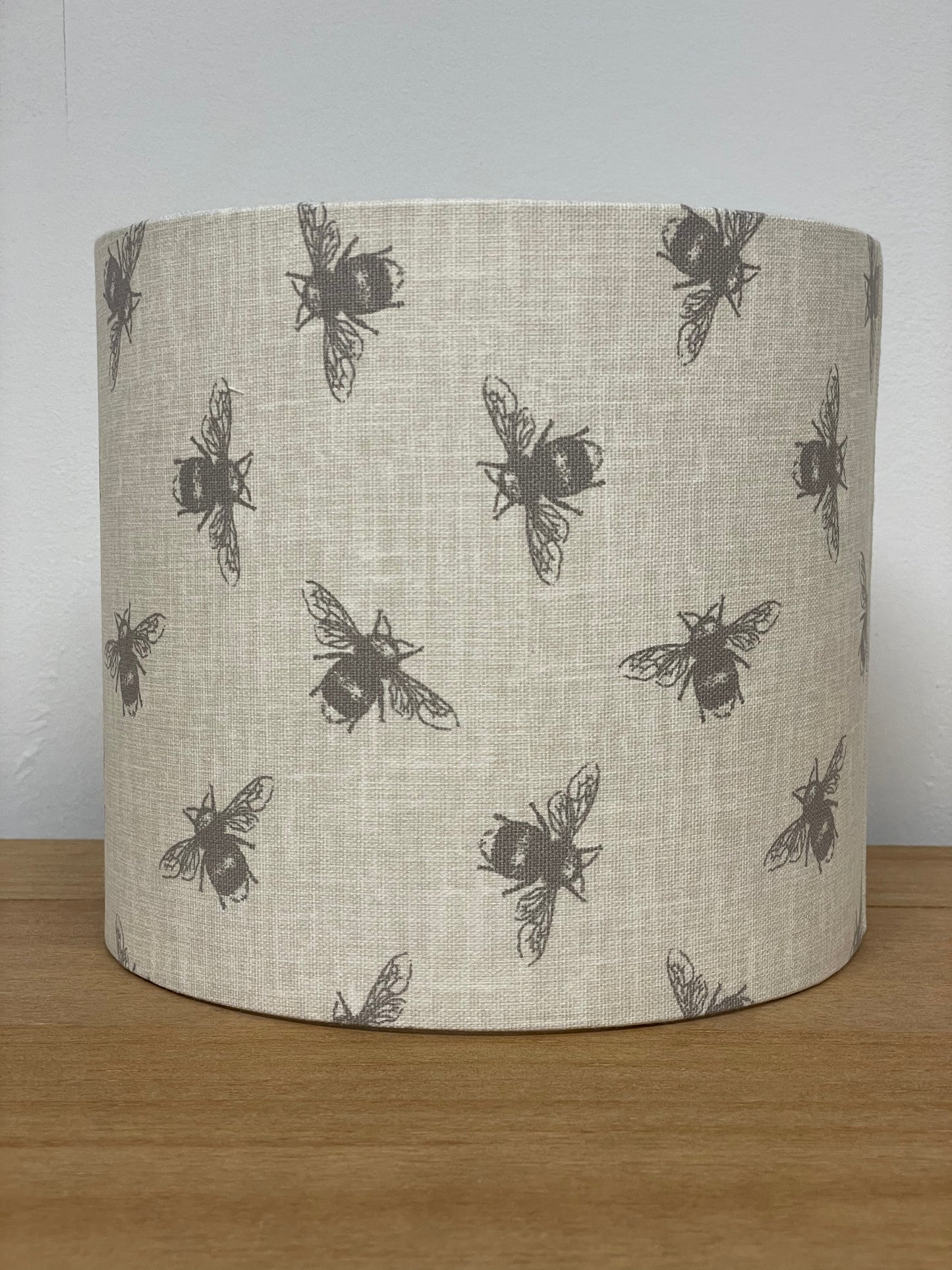 Grey Bee Lampshade - Natural Shades