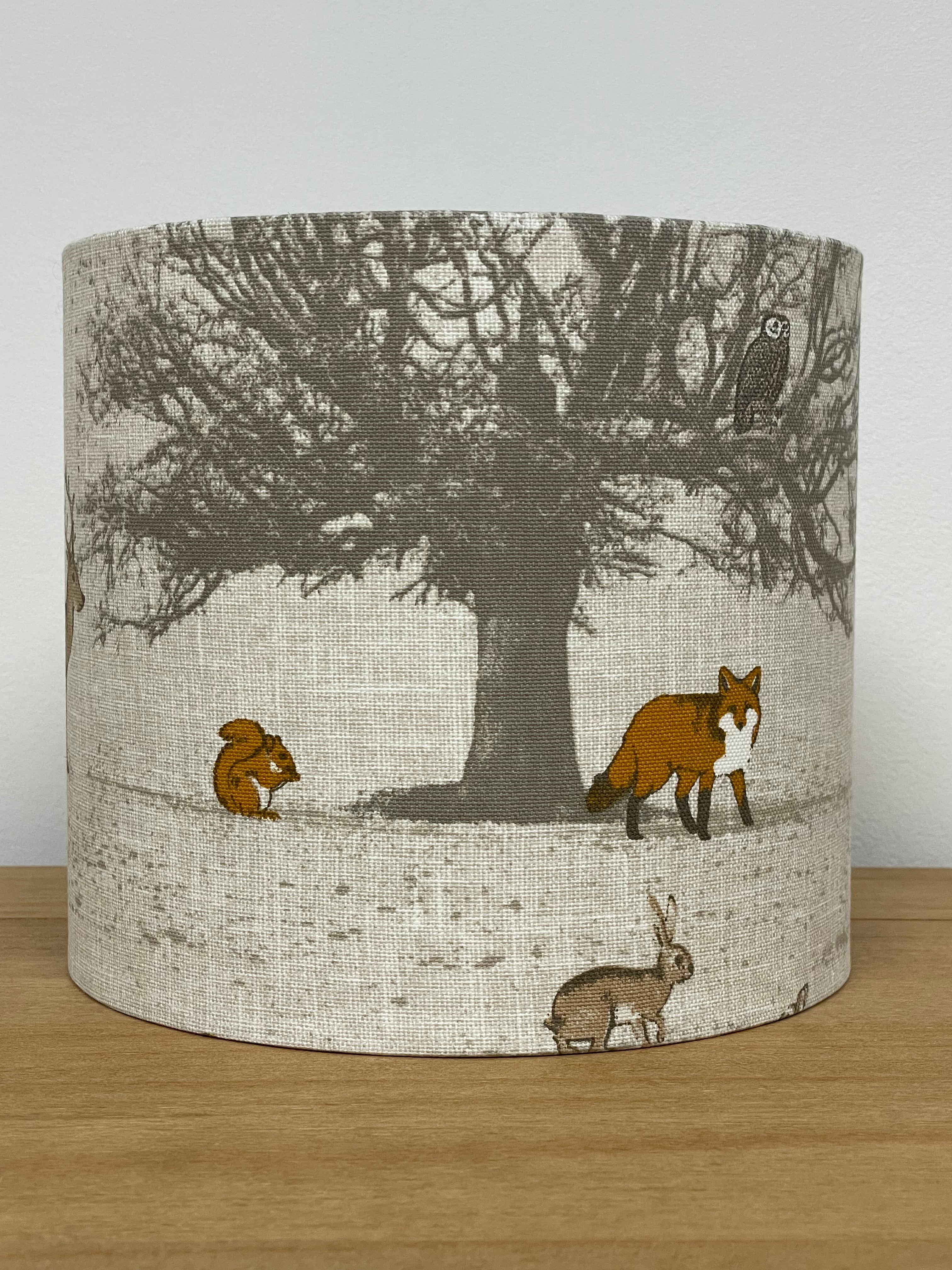 Woodland animal deals lampshade